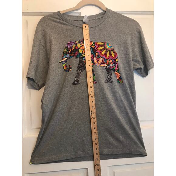 COTTON HERITAGE T-Shirt Men's L Gray Short Sleeved - Picture 7 of 8